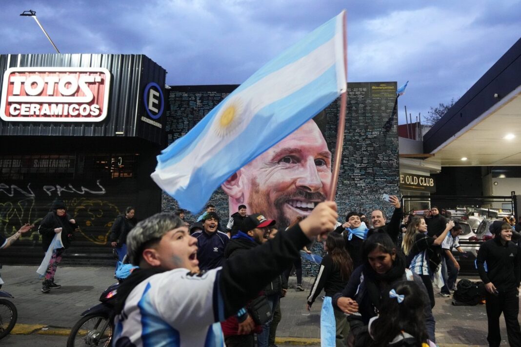 Selección argentina en Nueva Jersey para la final del Mundial 2026