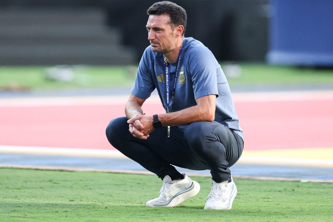 Lionel Scaloni durante la final del Mundial 2026