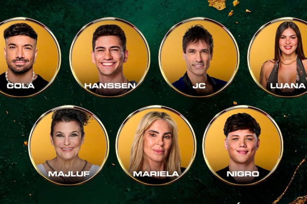 Participantes de Gran Hermano Generación Dorada en placa de nominados