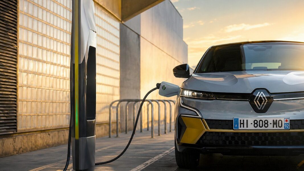 Renault Mégane E-Tech estacionado