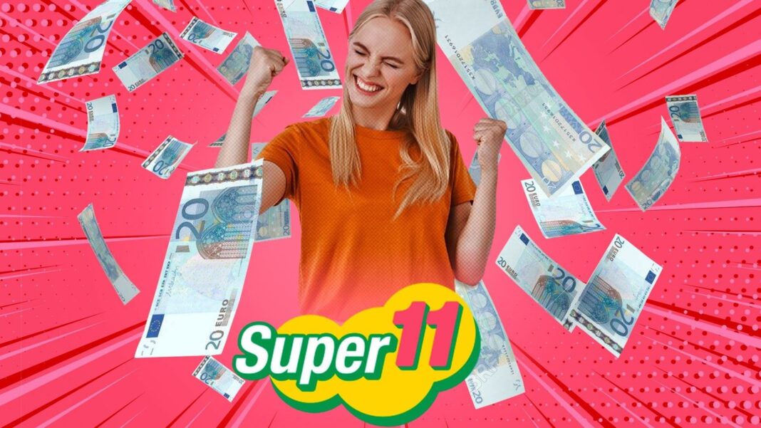 Boleto de Super Once con la combinación ganadora del 27 de julio