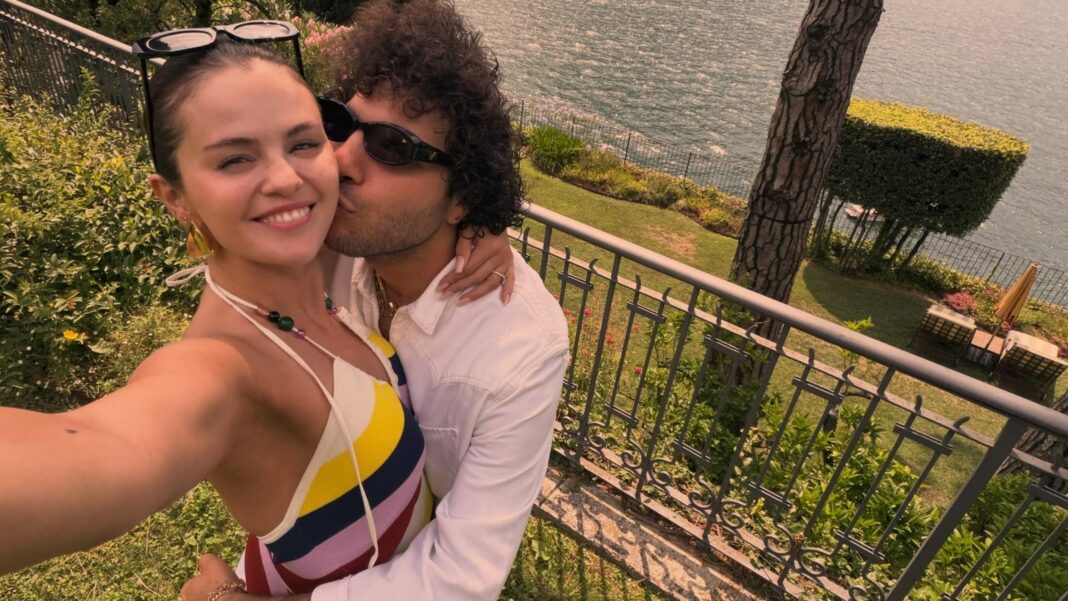 Selena Gomez y Benny Blanco en Italia durante viaje de cumpleaños