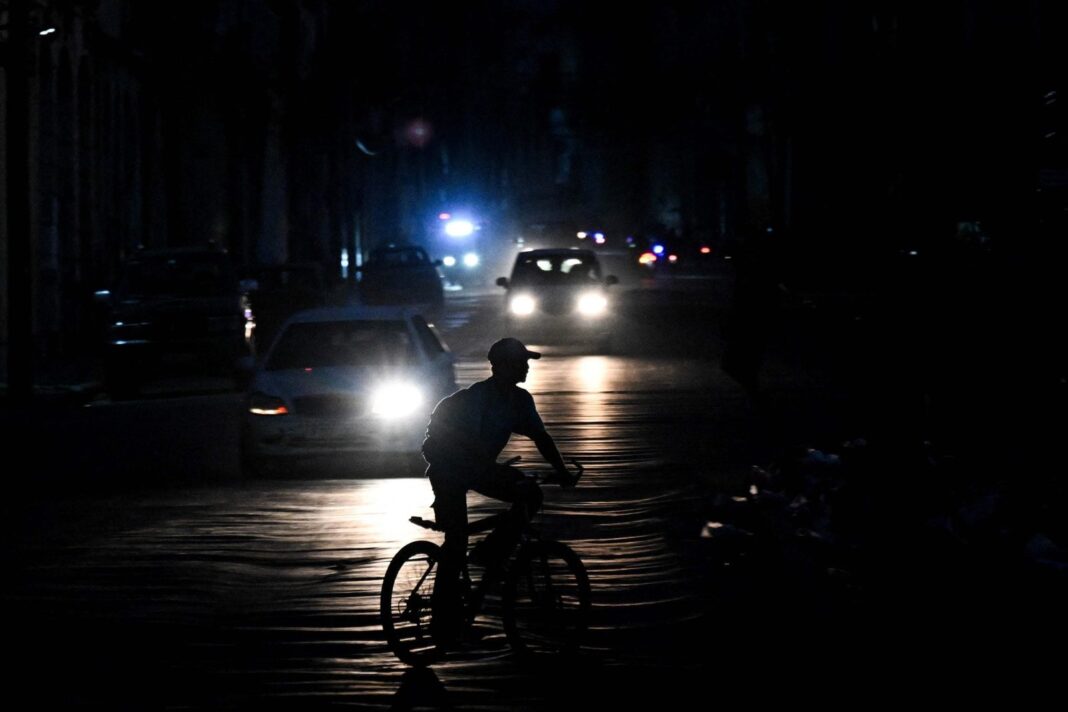 Apagón en La Habana, Cuba