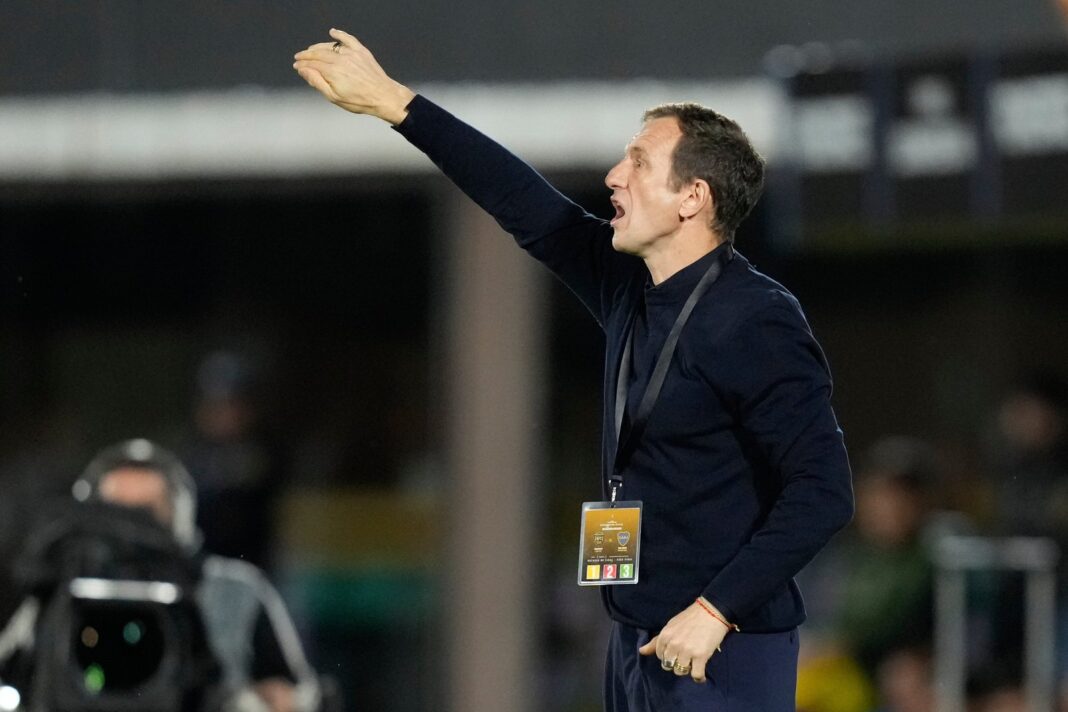 Rodolfo Arruabarrena, director técnico de Boca Juniors, en conferencia de prensa