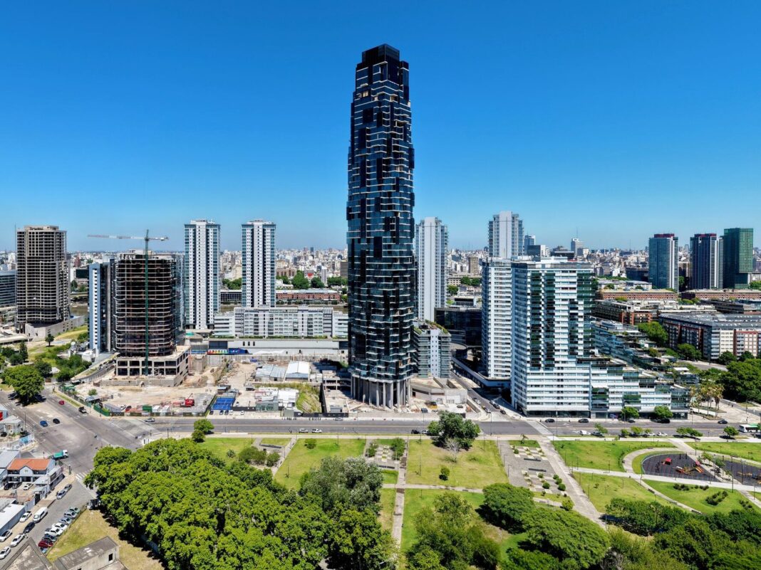 Vista del penthouse en la torre Harbour Tower, Puerto Madero