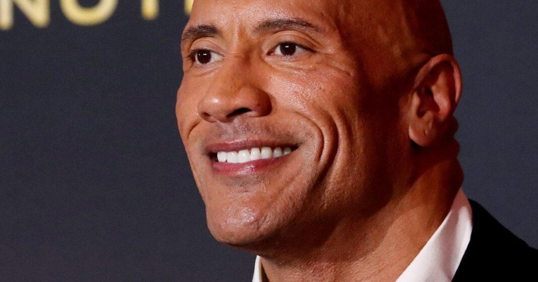 Dwayne Johnson en una entrevista
