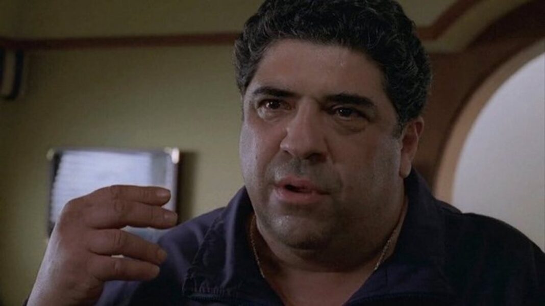 Vincent Pastore en una escena de Los Soprano