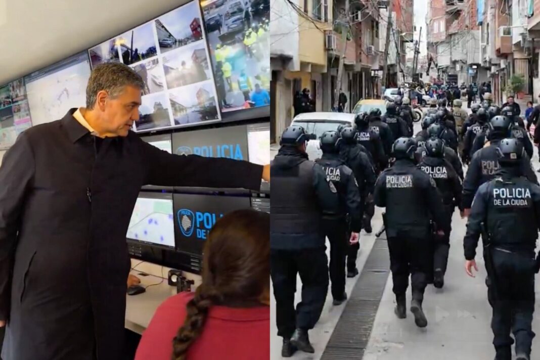 Operativo de seguridad en la villa La Carbonilla, La Paternal