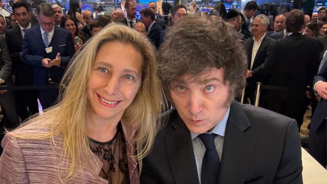 Karina y Javier Milei en una fotografía de archivo