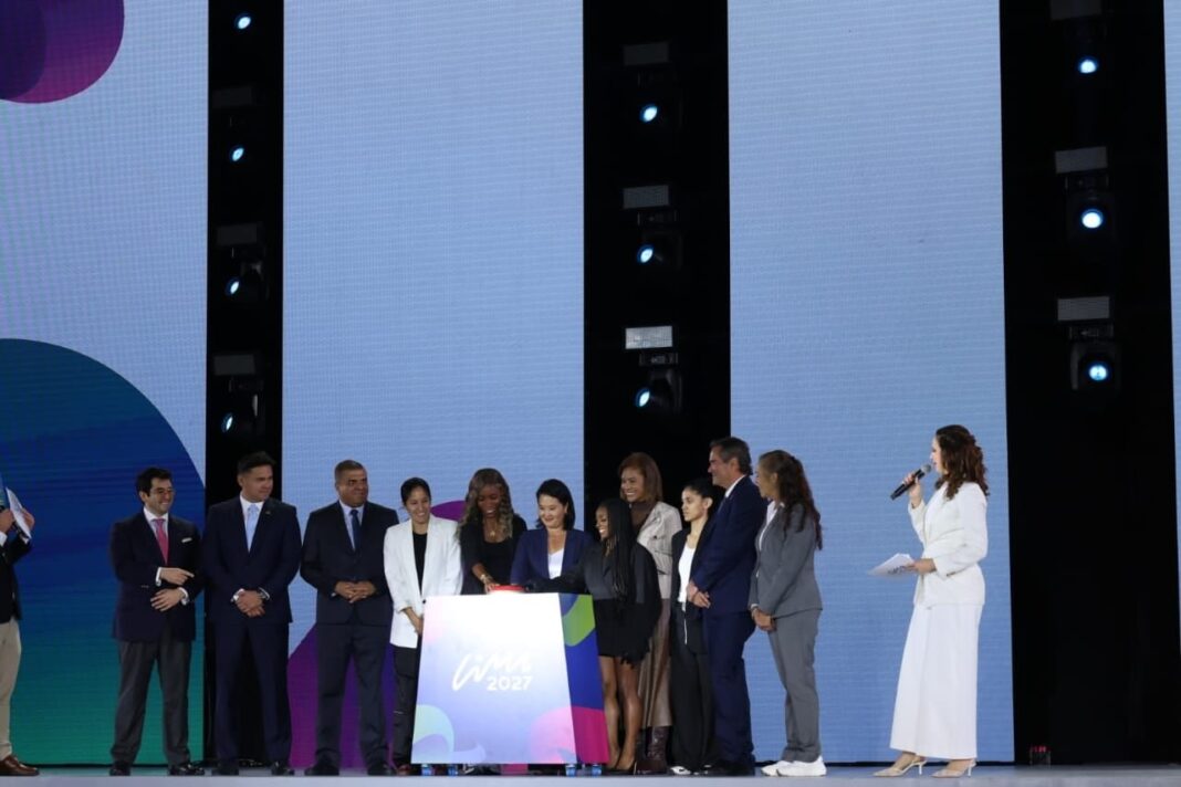 Ceremonia de cuenta regresiva en la Plaza Mayor de Lima para los Juegos Panamericanos 2027