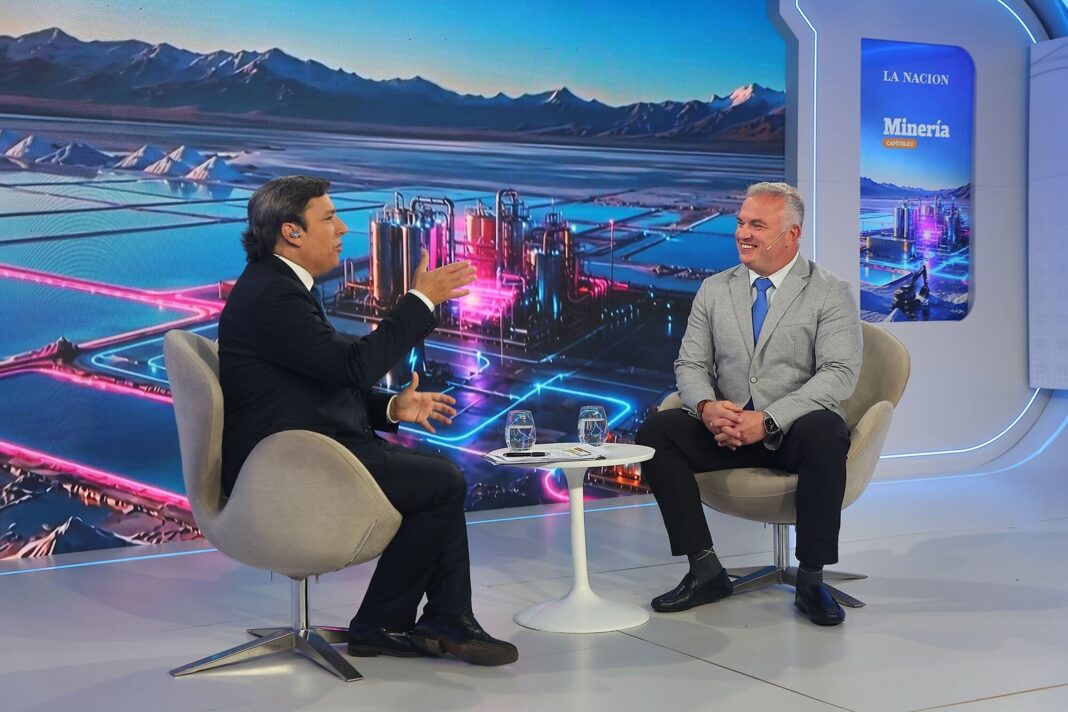 Michael Meding, director general de McEwen Copper, en el encuentro de Minería de LA NACION