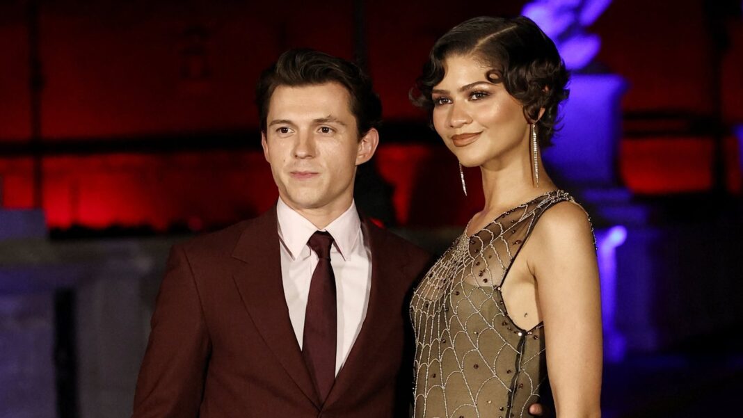 Tom Holland y Zendaya en el estreno de Spider-Man: Brand New Day