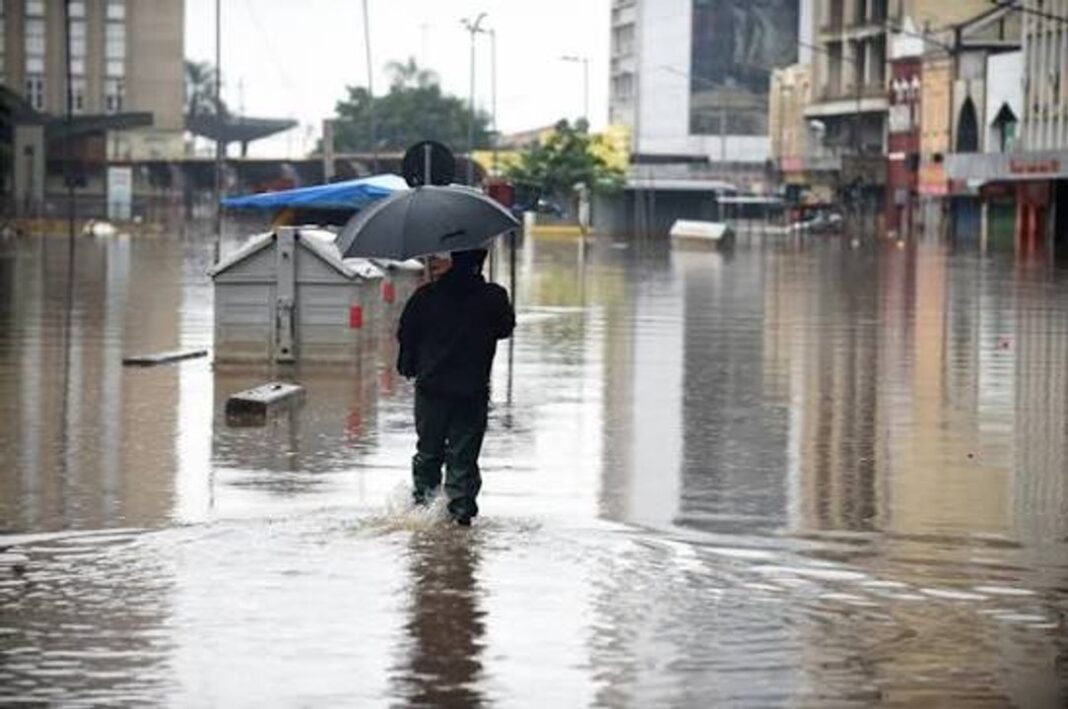 Efectos de la tormenta de granizo en Rio Grande do Sul, Brasil