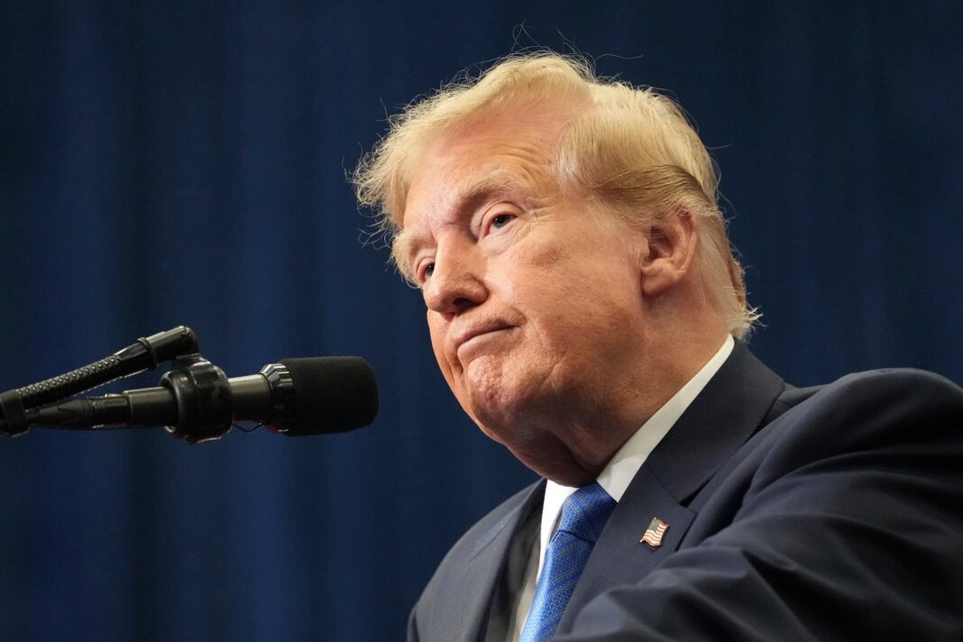 Donald Trump y Delcy Rodríguez en reunión sobre acuerdo petrolero