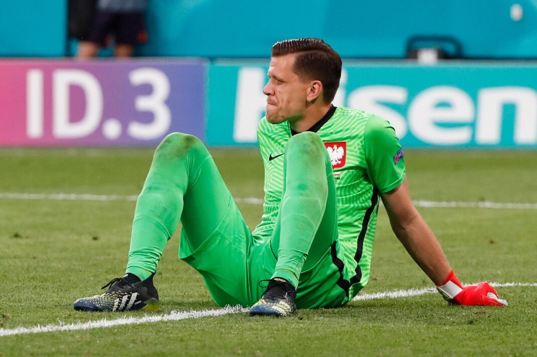 Wojciech Szczęsny durante un partido con Barcelona