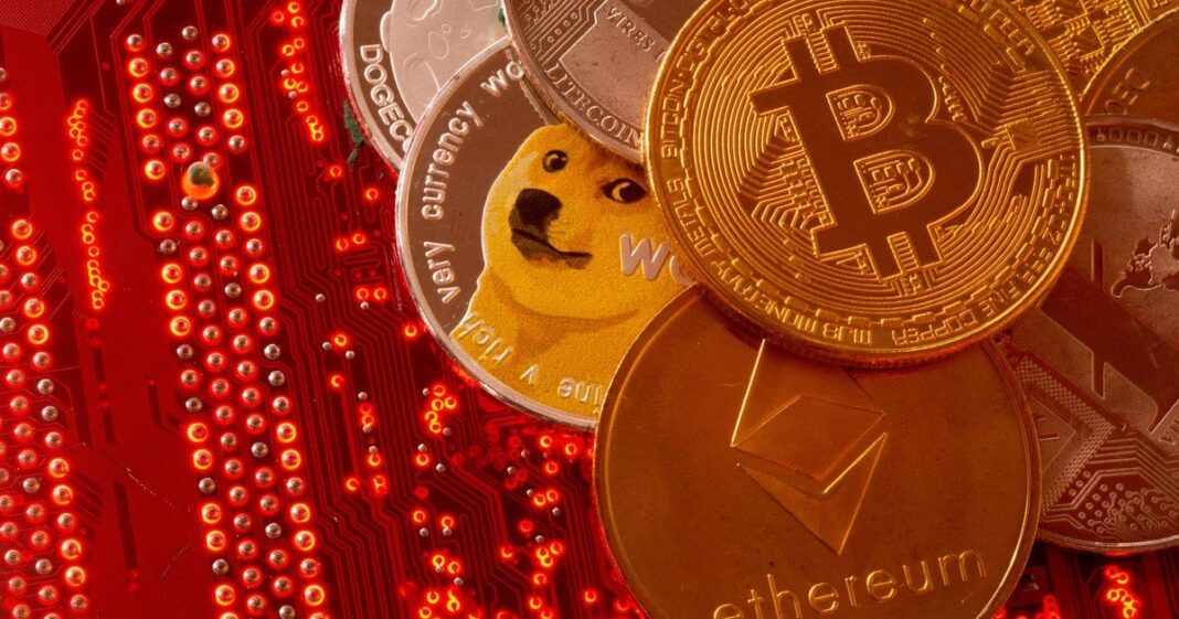 Representación gráfica del Bitcoin