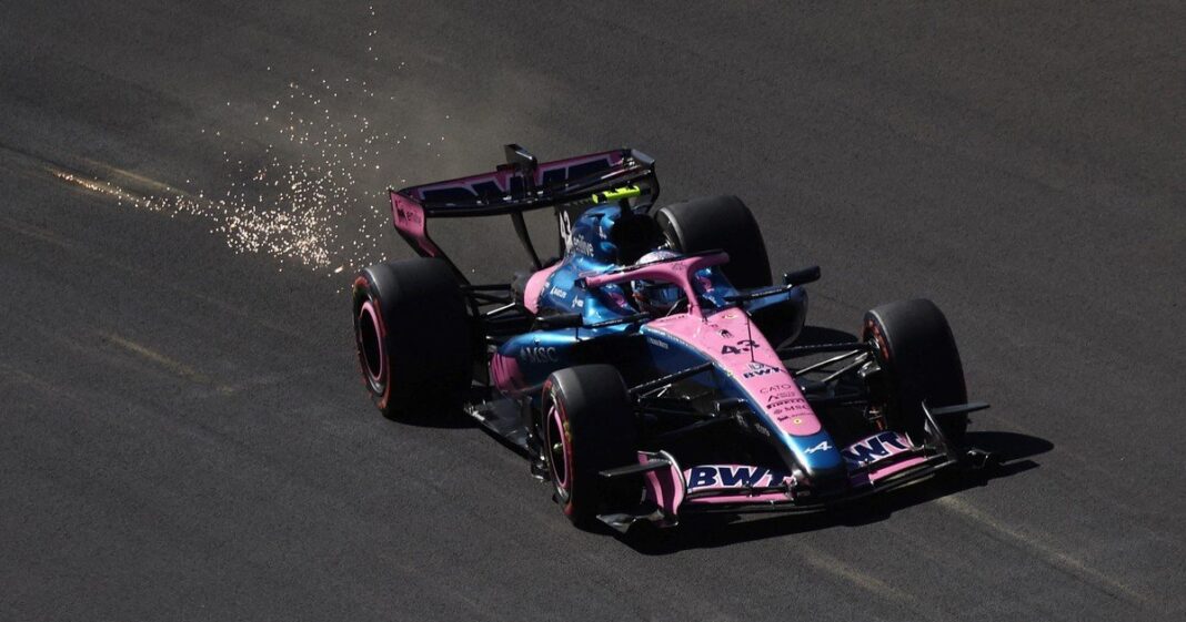 Franco Colapinto al volante de su Alpine durante la clasificación del Gran Premio de España en el circuito Madring