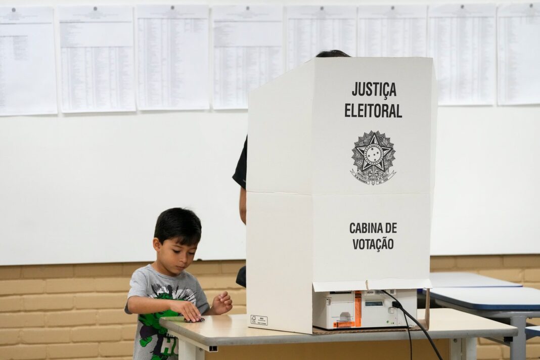 Urna electrónica utilizada en las elecciones de Brasil