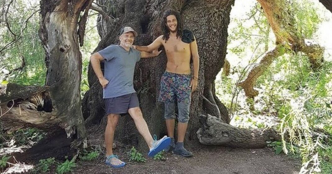 Julián Weich junto a su hijo Jerónimo en el programa ¡Qué mañana!