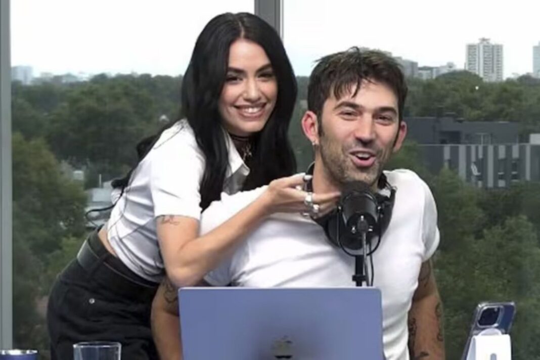 Lali Espósito y Pedro Rosemblat en evento público