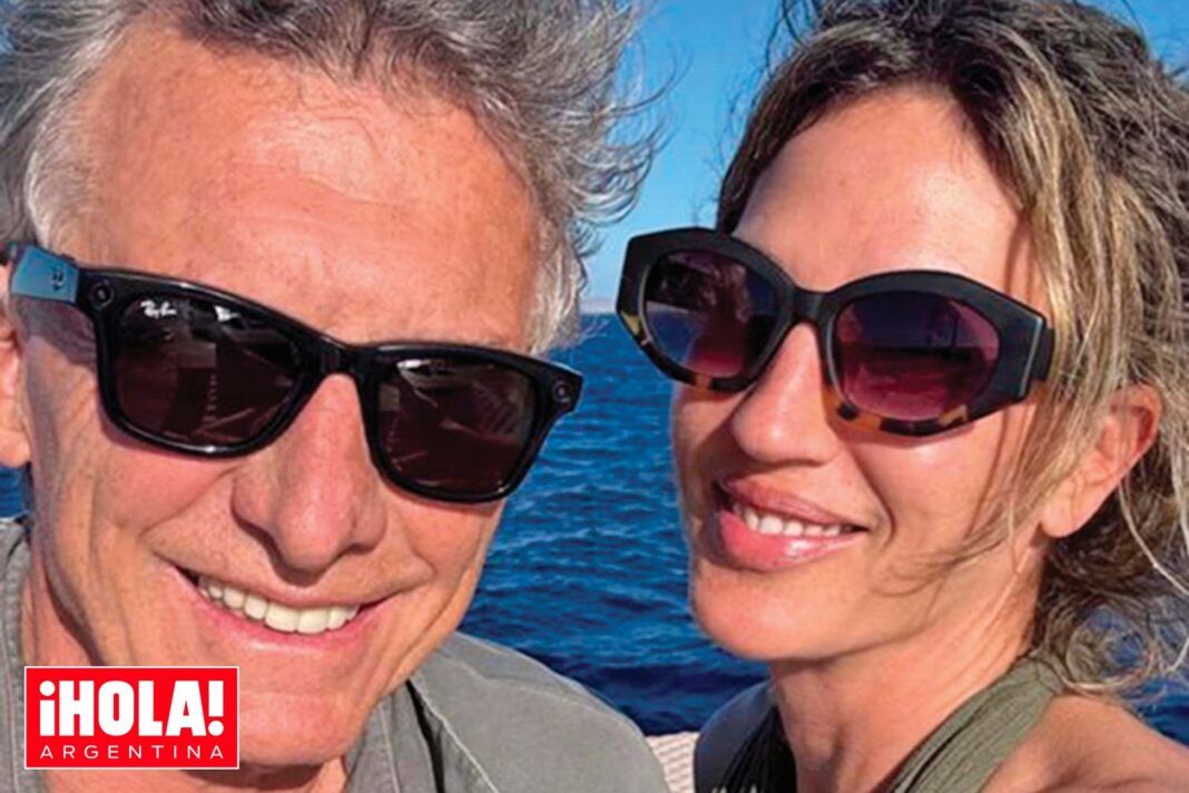 Mauricio Macri y Lola Teuly en Grecia