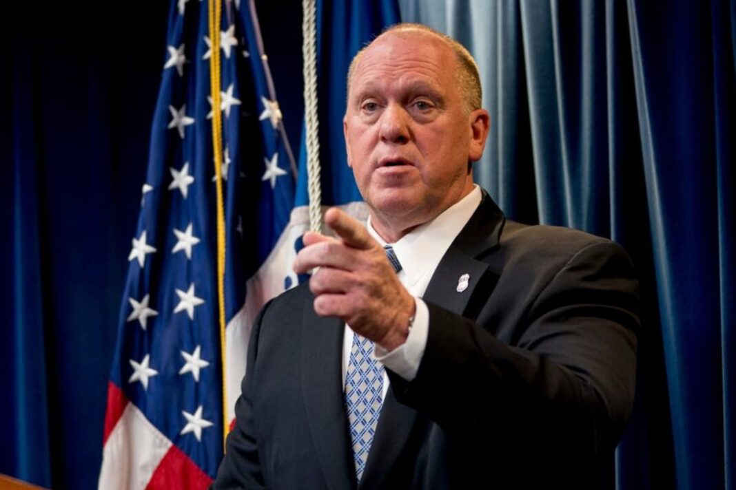 Tom Homan, zar de la frontera, en una entrevista