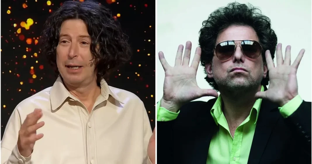 Andy Chango y Andrés Calamaro en una fiesta clandestina en un hospital