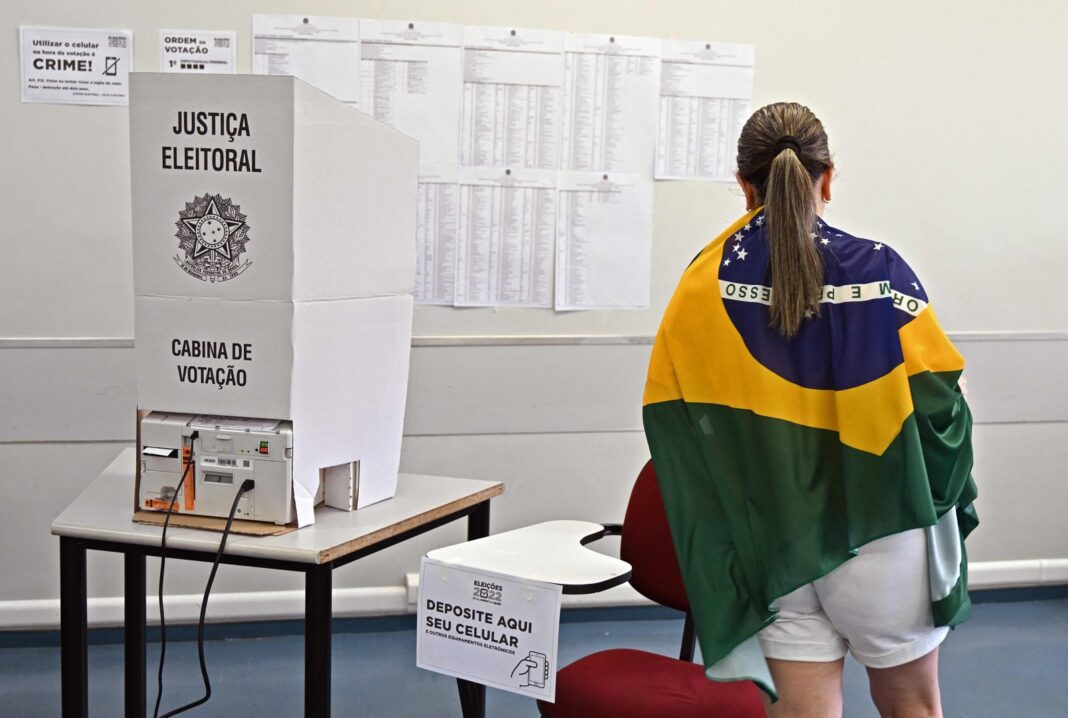 Urna electrónica utilizada en las elecciones de Brasil