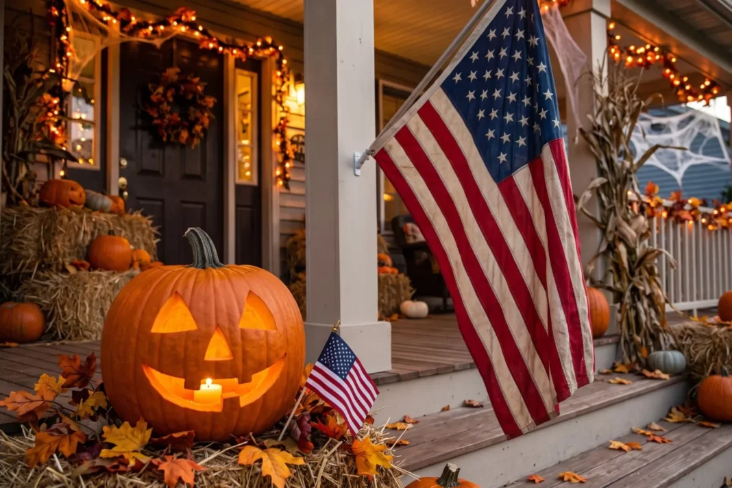 Niños disfrazados pidiendo dulces en Halloween