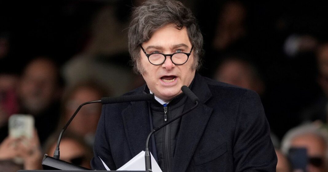 Javier Milei en el Congreso