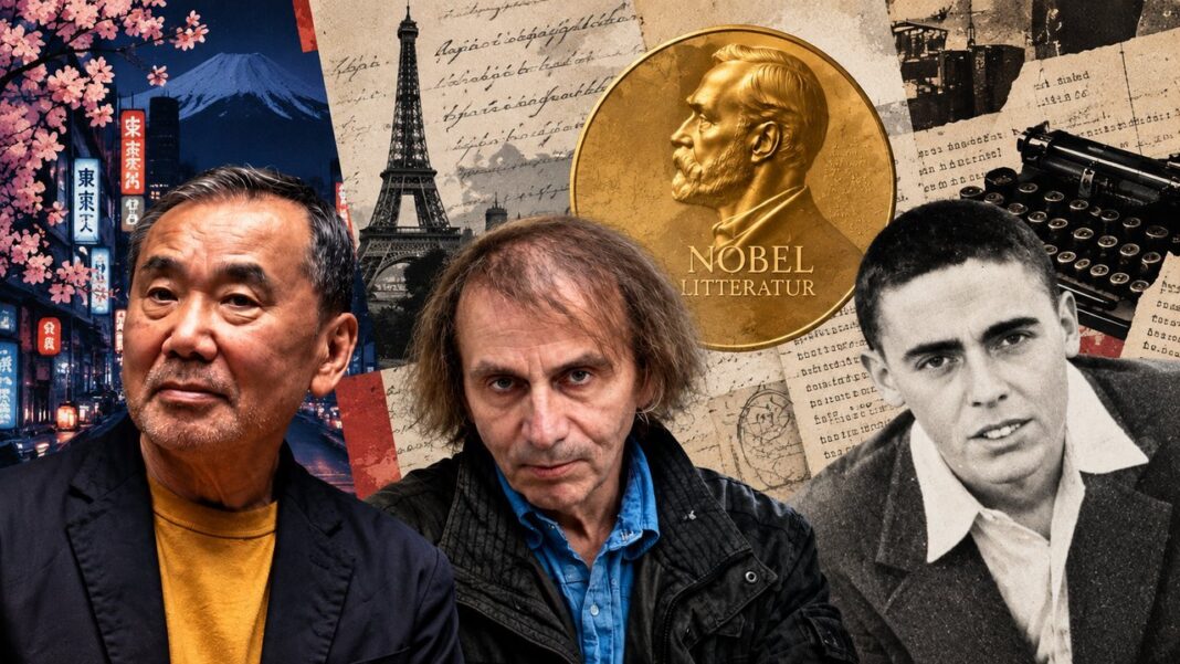 Retrato de César Aira, escritor argentino candidato al Nobel de Literatura 2026