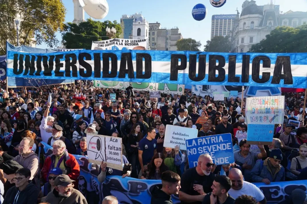 Marcha Federal Universitaria en Buenos Aires