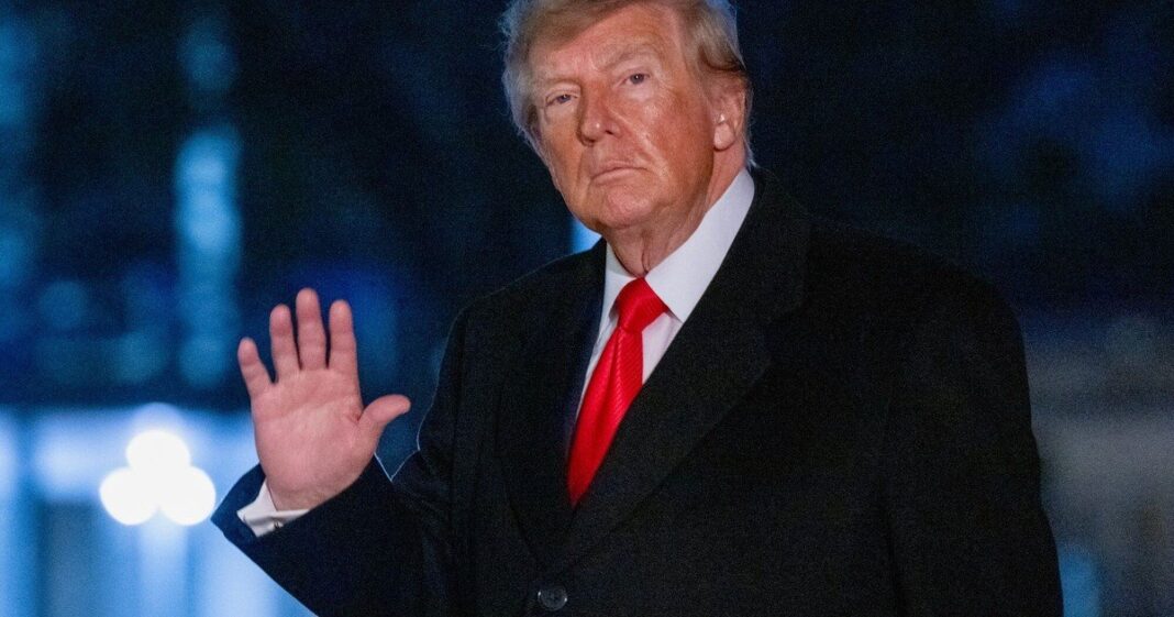 Donald Trump durante un anuncio en la Casa Blanca