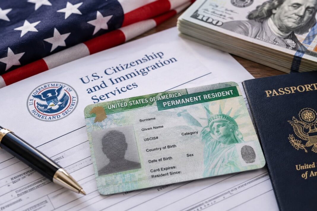 Formulario I-485 del Uscis para solicitar la residencia permanente